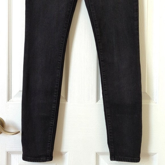 Madewell Roadtripper Classic High Waisted Ankle Cropped Skinny Jeans Black 26 - Picture 3 of 16